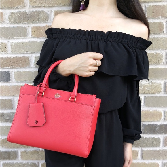 Tory Burch Handbags - SALE‼️‼️👜💕NWT Tory Burch Double Zip Tote Poppy